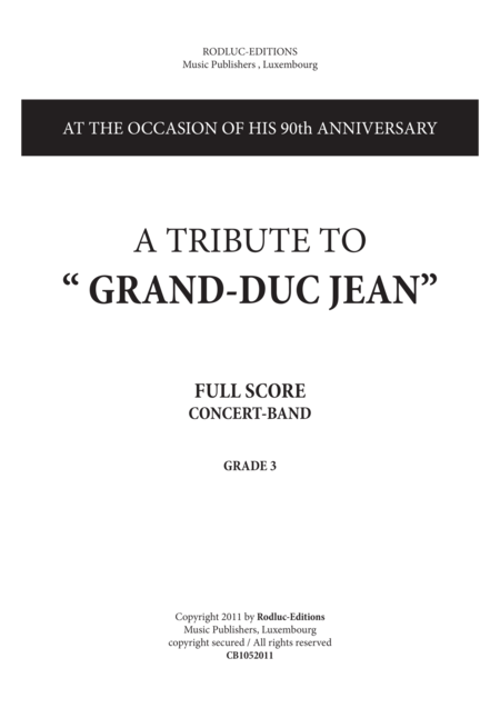 A Tribute To Grand Duc Jean Page 2