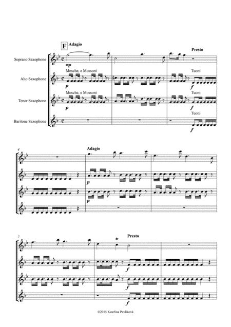 A Vivaldi Summer From The Four Seasons For Saxophone Quartet Ii Adagio E Piano Presto E Forte Page 2