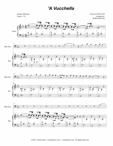 A Vucchella For Solo Bass C Instrument And Piano Page 2