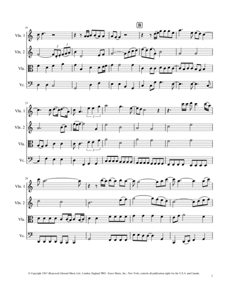 A Whiter Shade Of Pale Procol Harum String Quartet Page 2
