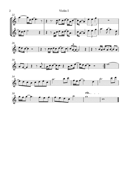 A Whiter Shade Of Pale String Quartet Page 2