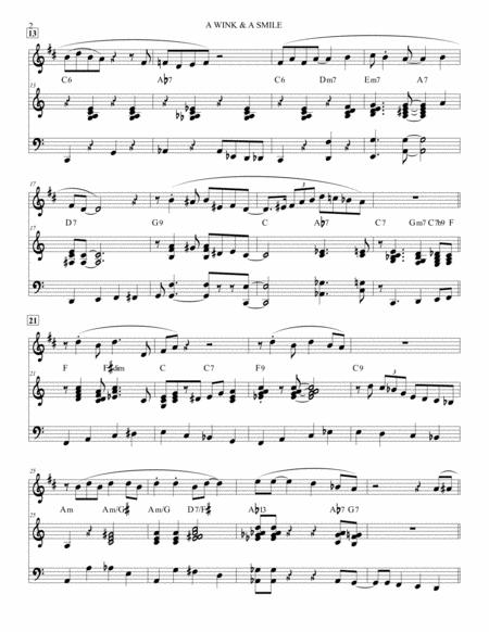 A Wink And A Smile Trumpet Solo With Piano Acc Page 2