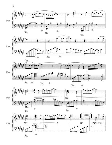 A Winters Tale Piano Solo Page 2