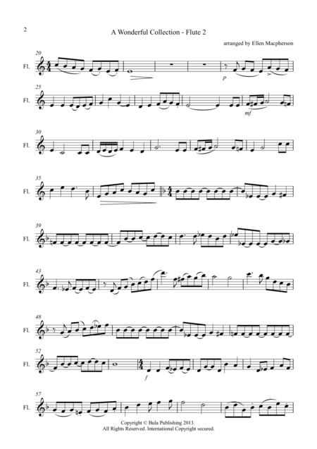 A Wonderful Collection Loved Hymns For Flute Duet Flute 2 Part Page 2