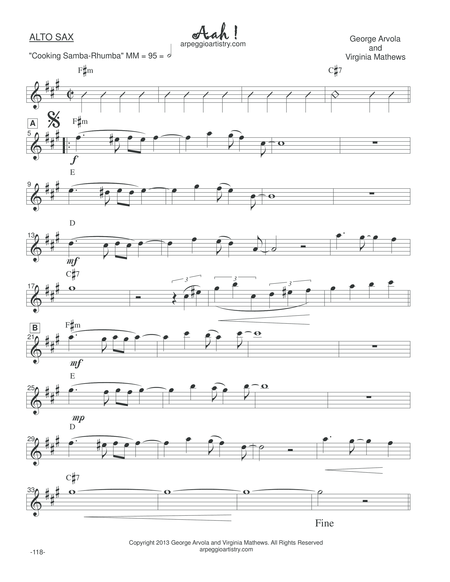 Aah Alto Saxophone Page 2