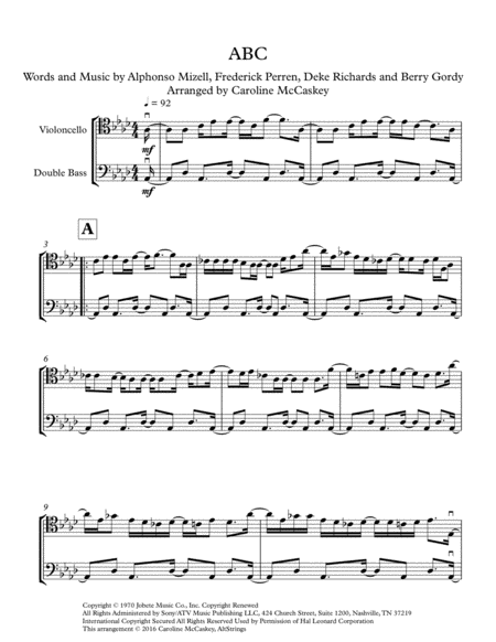 Abc Cello And Double Bass Duet Page 2