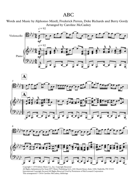 Abc Cello Solo Piano Accompaniment Page 2