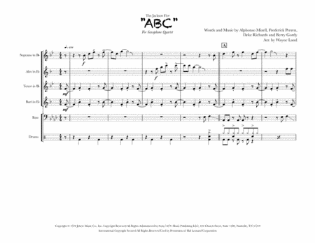 Abc For Sax Quartet Page 2