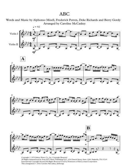 Abc Violin Duet Page 2