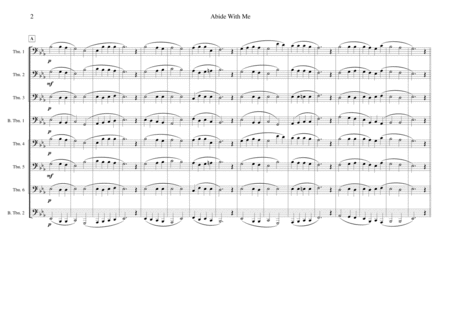 Abide With Me For 8 Trombones Page 2