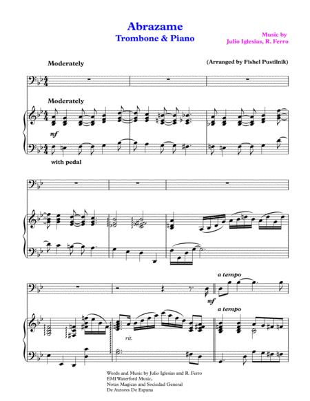 Abrazame For Trombone And Piano Video Page 2