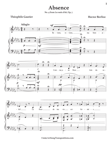 Absence Op 7 No 4 D Flat Major Page 2