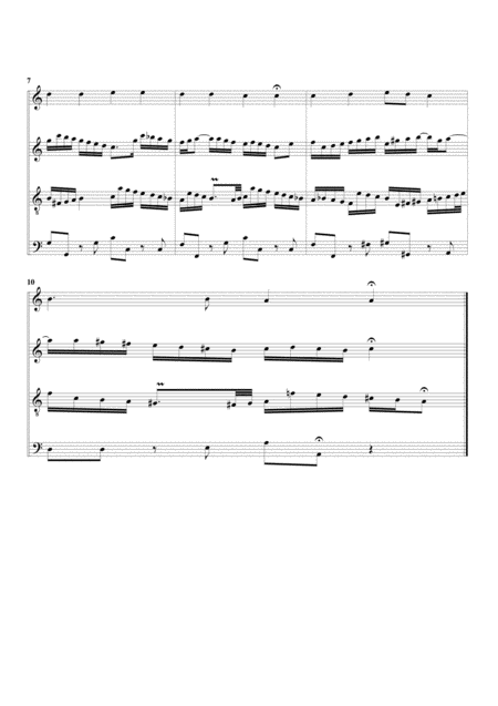 Ach Wie Nichtig Ach Wie Fluechtig Bwv 644 From Orgelbuechlein Arrangement For 4 Recorders Page 2