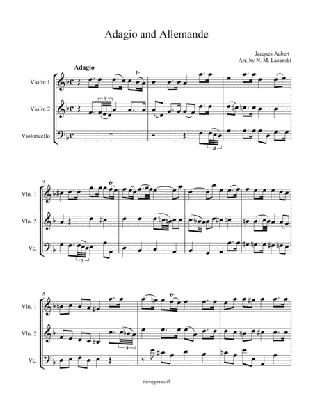 Adagio And Allemande Page 2