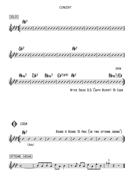 Adams Apple Jazz Combo Lead Sheets Page 2