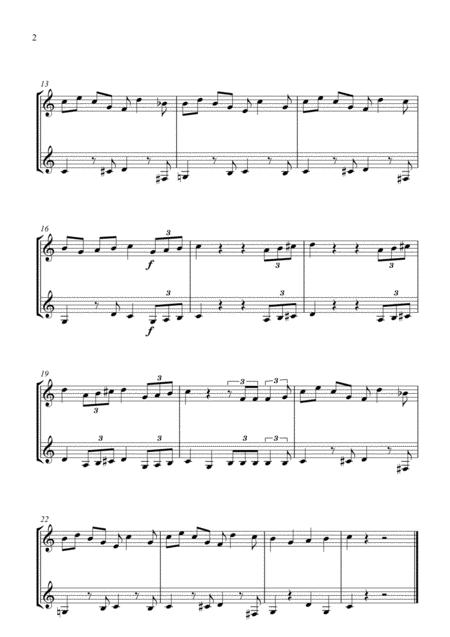 Addams Family Theme For Clarinet Duet Page 2