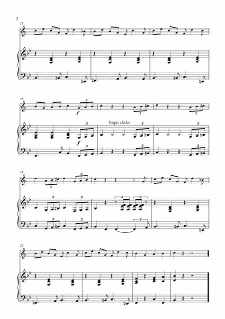 Addams Family Theme For Solo Tenor Saxophone And Piano Page 2