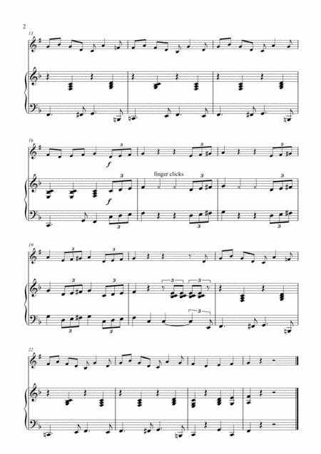 Addams Family Theme For Solo Trombone In Bb Treble Clef And Piano Page 2