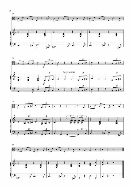 Addams Family Theme For Solo Viola And Piano Page 2