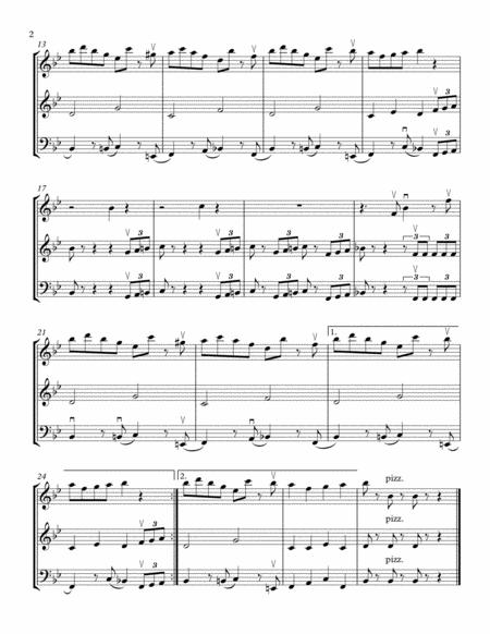 Addams Family Theme String Trio 2 Violins Cello Vic Mizzy Arr Cellobat Page 2