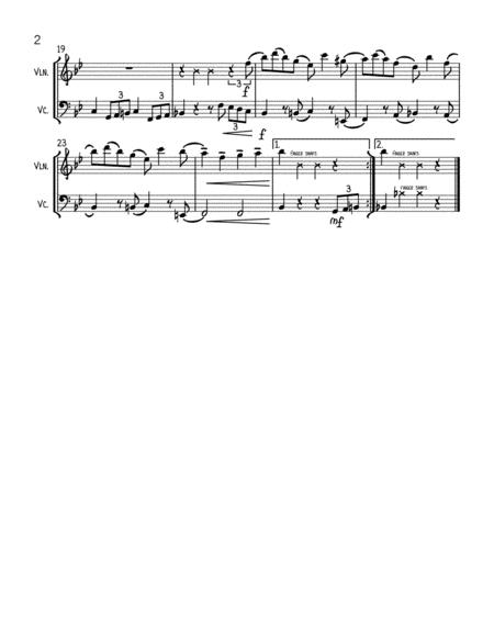 Addams Family Theme Violin And Cello Duet Page 2