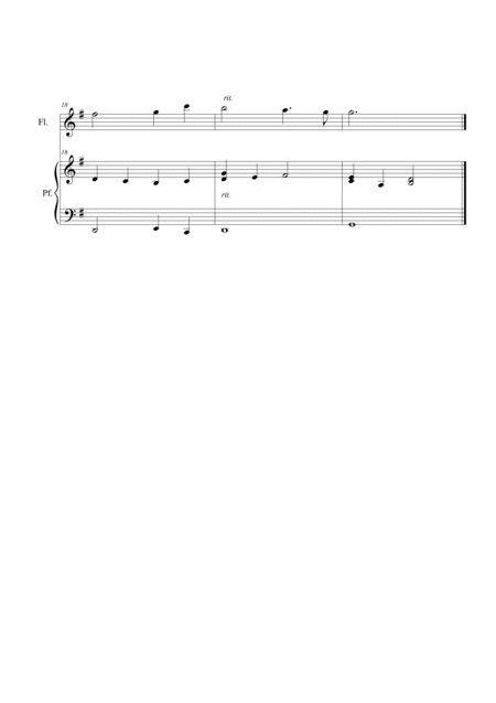 Adeste Fideles Flute And Piano Page 2