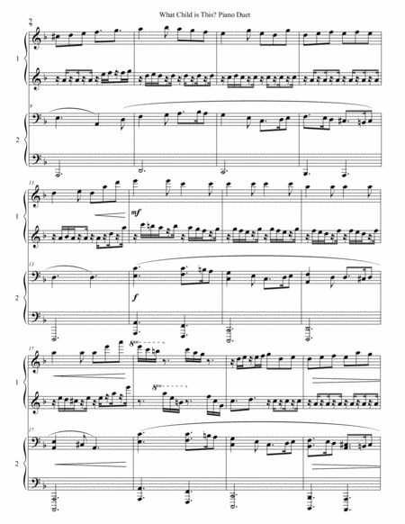 Advanced Christmas Duets For Piano Page 2