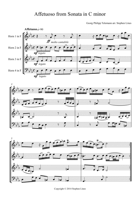 Affetuoso From Sonata In C Minor Page 2