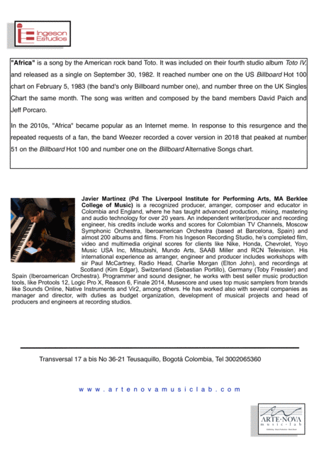 Africa For Strings Orchestra Page 2