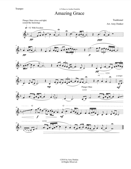 African American Spirituals For Unaccompanied Trumpet Page 2