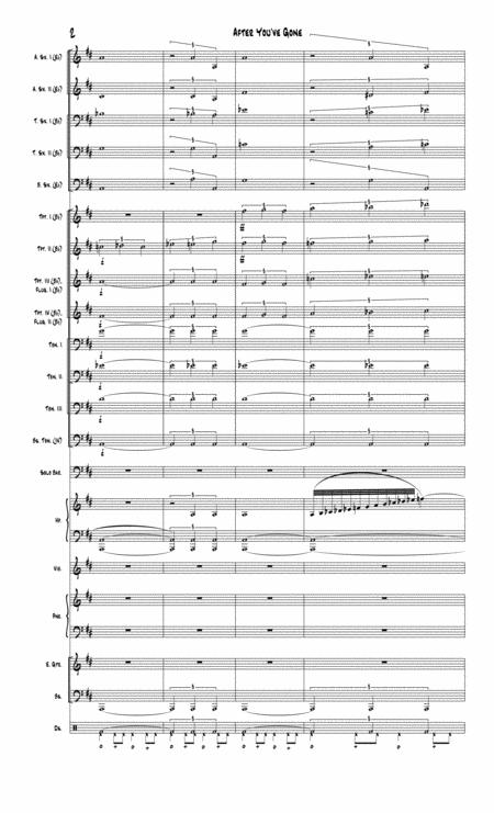 After You Ve Gone Frank Sinatra Full Score Set Of Parts Page 2