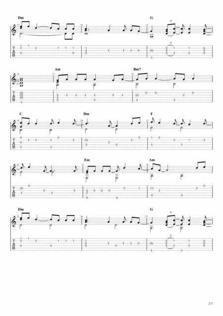 Against All Odds Phil Collins For Solo Fingerstyle Guitar Page 2