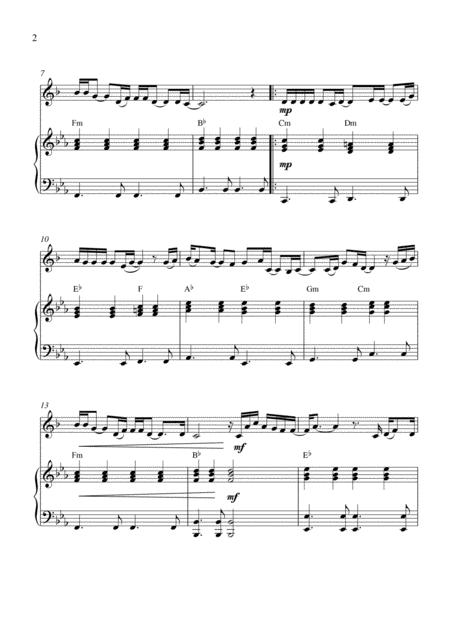 Against All Odds Take A Look At Me Now Tenor Saxophone Solo And Piano Accompaniment Page 2