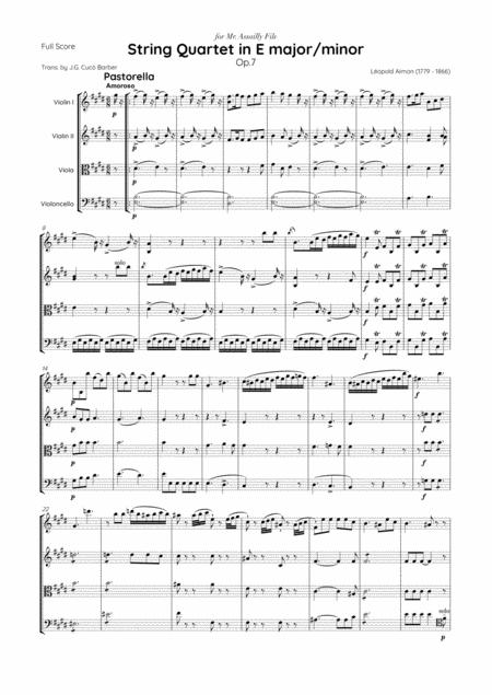 Aimon String Quartet In E Major Minor Op 7 Page 2