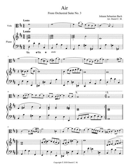 Air For Viola And Piano Simplified Page 2