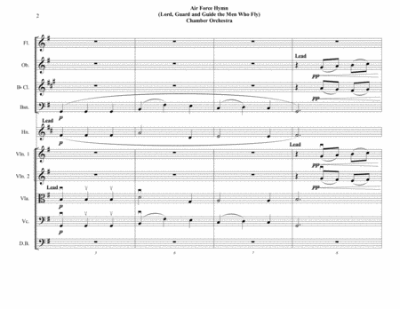 Air Force Hymn Lord Guard And Guide Chanber Orchestra Intermediate Page 2
