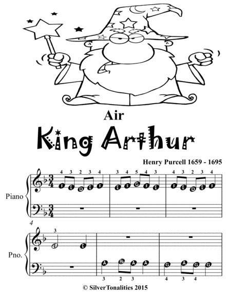 Air King Arthur Beginner Piano Sheet Music Tadpole Edition Page 2