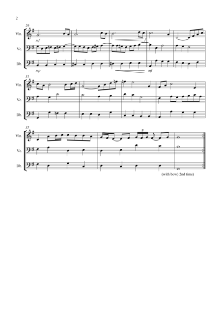 Air On A G String For Mixed String Trio Page 2