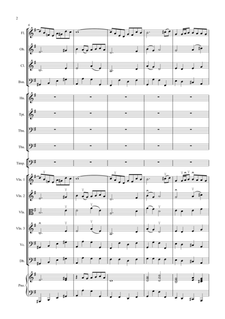 Air On A G String For School Orchestra Page 2