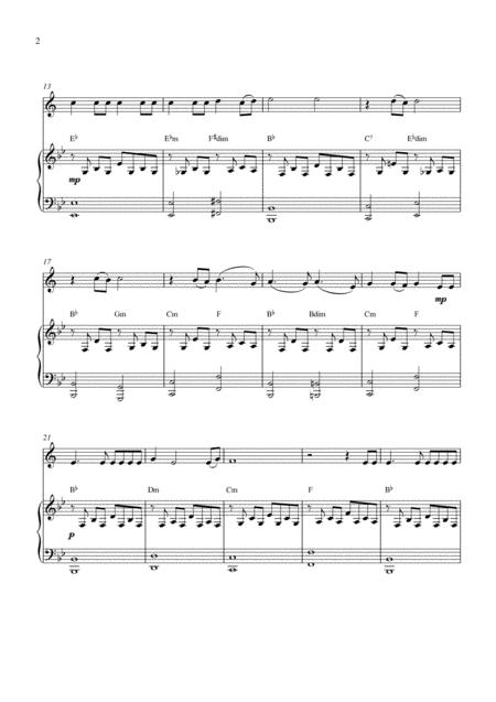 Al Di La Bb Trumpet Solo And Piano Accompaniment Page 2