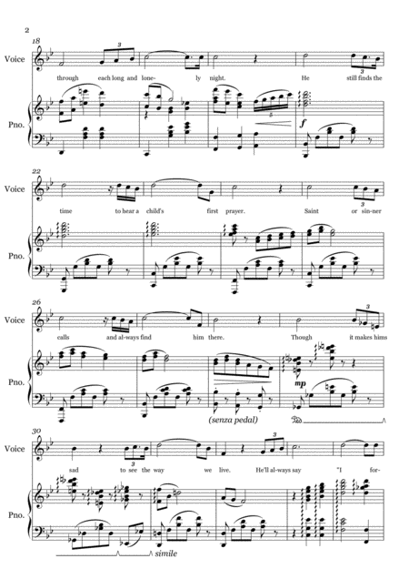Al Hibbler He For Voice And Piano Page 2