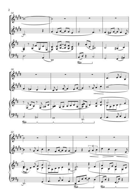 Aladdin A Whole New World For Trumpet Trumpet Piano Trio Including Part Scores Page 2