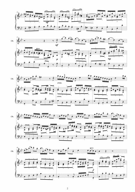 Albinoni Oboe Concerto No 8 In G Minor Op 9 For Oboe And Cembalo Or Piano Page 2