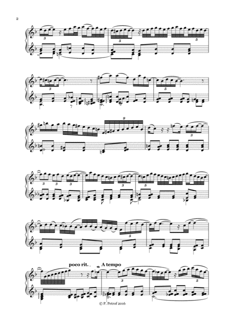 Alessandro Marcello Adagio From Oboe Concerto In D Minor For Piano Solo Page 2