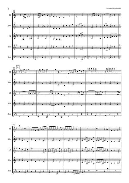 Alexander Ragtime Band For Wind Quintet Page 2