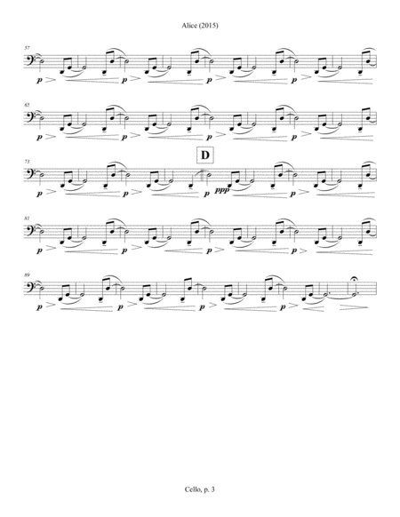 Alice 2015 Cello Part Page 2