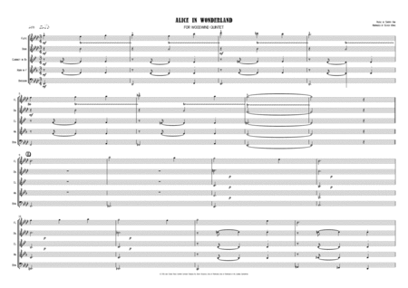 Alice In Wonderland From Walt Disneys Alice In Wonderland For Woodwind Quintet Page 2