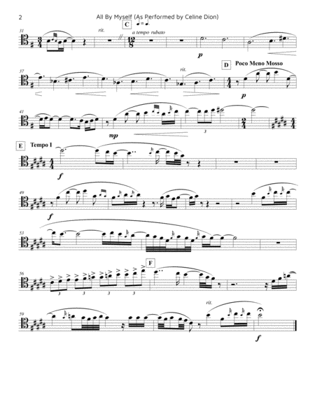 All By Myself Bassoon Ensemble Page 2
