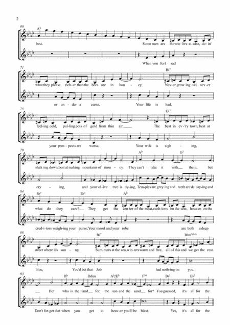 All For The Best Two Part Lead Sheet For Singalongs Page 2