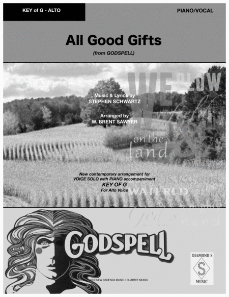 All Good Gifts From Godspell Vocal Solo Key Of G For Alto With Piano Page 2